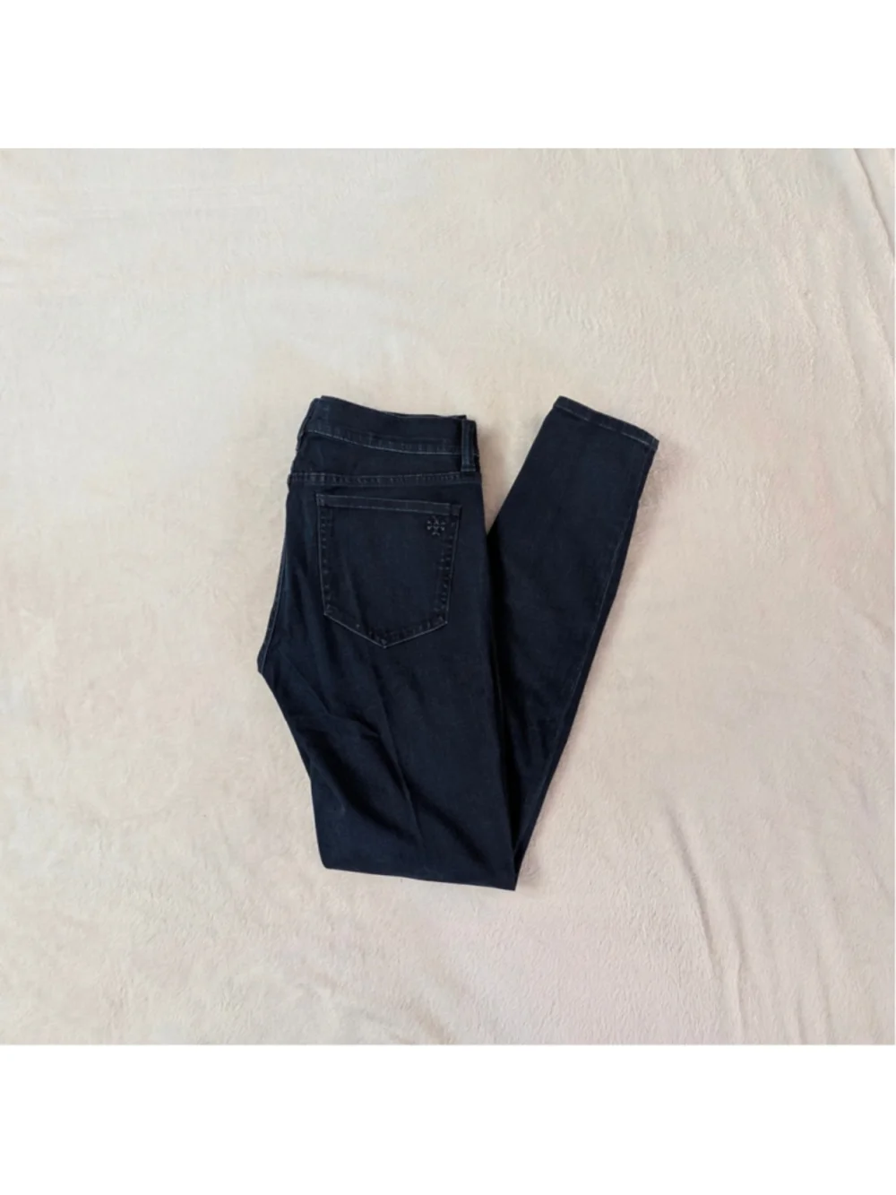 Tory Burch Denim Leggings Dark Wash Super Skinny Jeans - Size 28